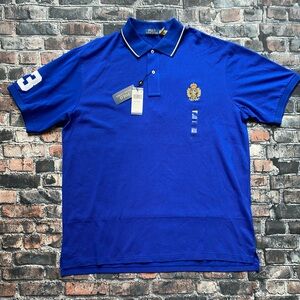 Polo by Ralph Lauren Men’s Royal Blue Piqué Polo Shirt